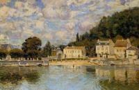 Sisley, Alfred - Horses being Watered at Marly-le-Roi